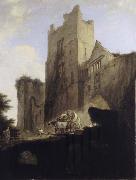 William Hodges View of Part of Ludlow Castle in Shropshire china oil painting reproduction